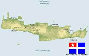 Χάρτης της «Λαϊκής Δημοκρατίας της Κρήτης»
