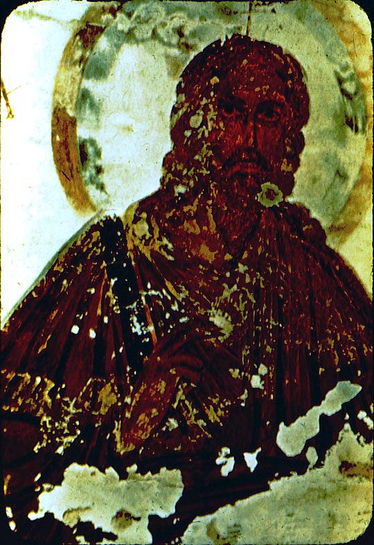 Απεικόνιση τού Ιησού (Κατακόμβες αγίων Μαρκελίνου και Πέτρου, 4ος αιώνας μ.Χ.)