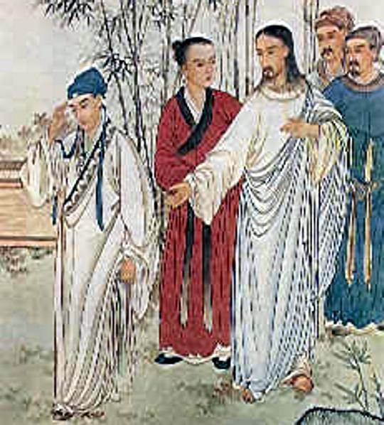 Απεικόνιση τού Ιησού (Πεκίνο, 19ος αιώνας μ.Χ.)