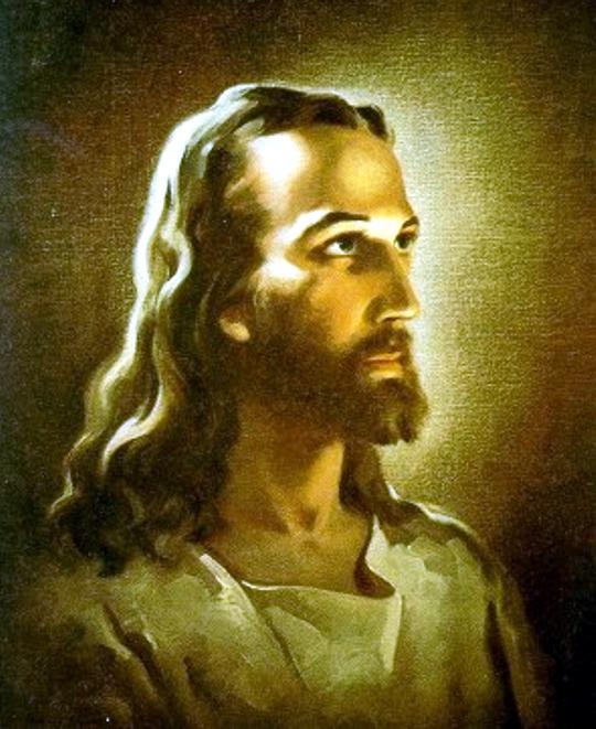 Απεικόνιση τού Ιησού («Η κεφαλή τού Ιησού», πίνακας τού Γουόρνερ Σάλμαν)
