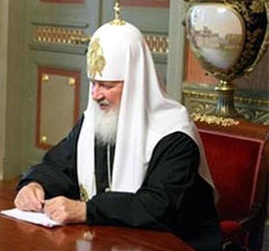 Ο Ρώσος πατριάρχης, Κύριλλος, χωρίς ρολόι