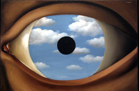 The false mirror (Ο ψεύτικος καθρέπτης) - Rene Magritte
