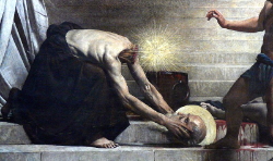 Le martyre de saint Denis, 1874-1888. par Léon Bonnat (1833-1922), toile marouflée, Paris, Panthéon